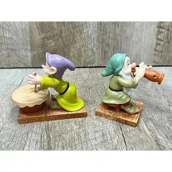 Dopey & Sleepy Lot Snow White & The Seven Dwarfs Disney Figure 65th Anniversary - Picture 4 of 8